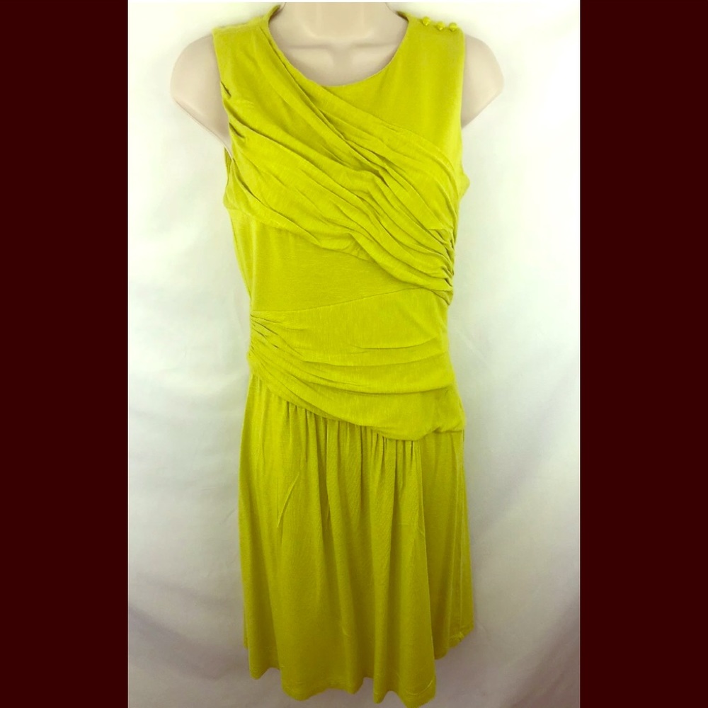 Vince Camuto Sheath Dress Sz XS Lime Green